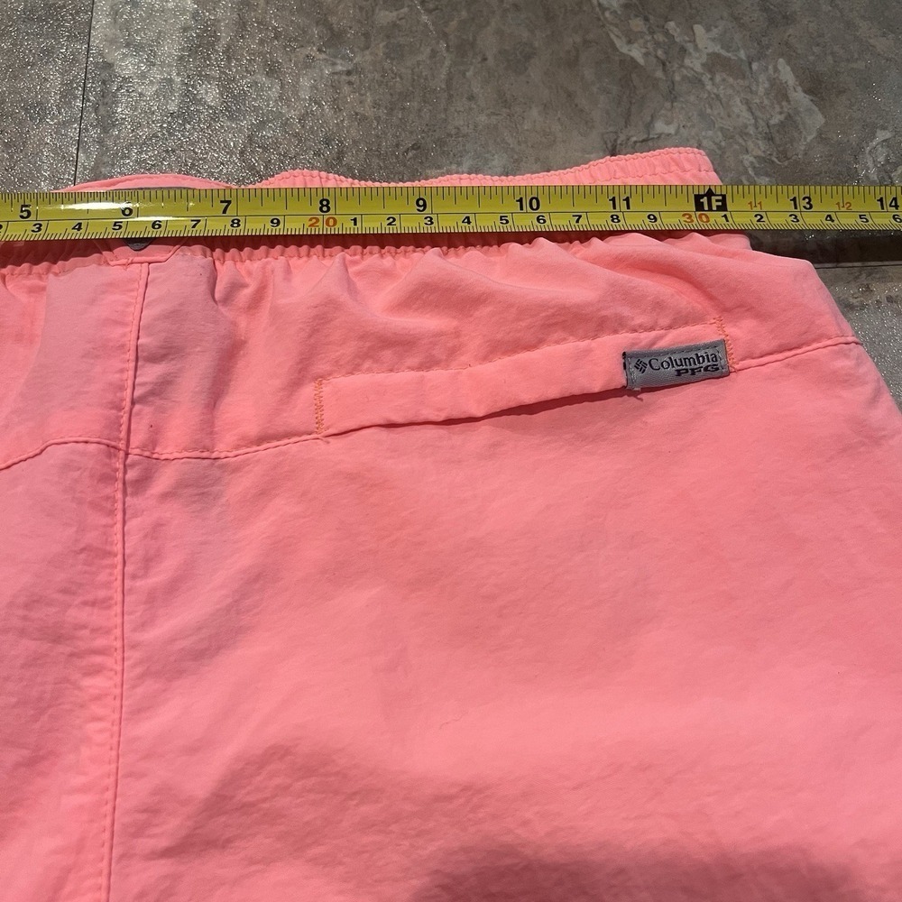 Columbia PFG Girls Shorts S 7/8 Pink Omni-Shade Fishing Outdoor UV Protection - Picture 5 of 7